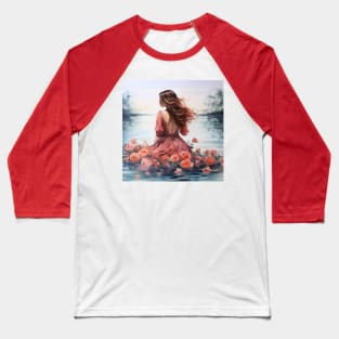 Garden Mermaid Baseball T-Shirt